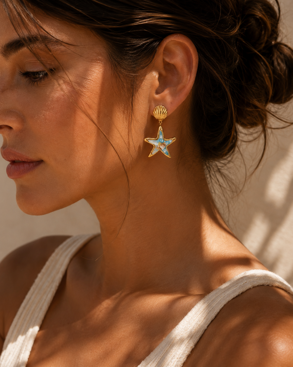 Ocean-Inspired Statement Earrings